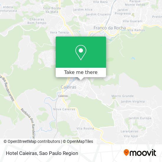 Hotel Caieiras map