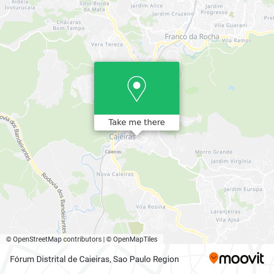 Fórum Distrital de Caieiras map