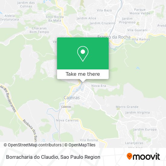 Borracharia do Claudio map