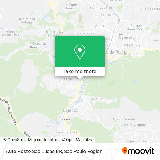 Auto Posto São Lucas BR map