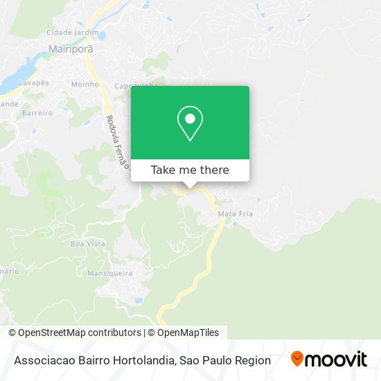 Associacao Bairro Hortolandia map