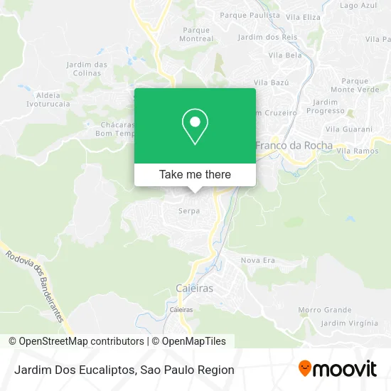Jardim Dos Eucaliptos map