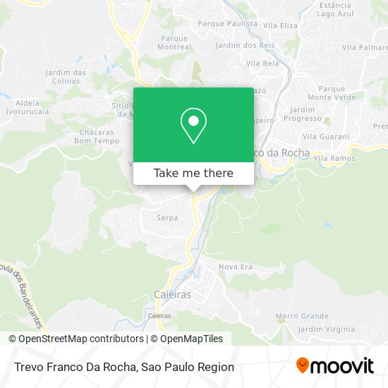 Trevo Franco Da Rocha map