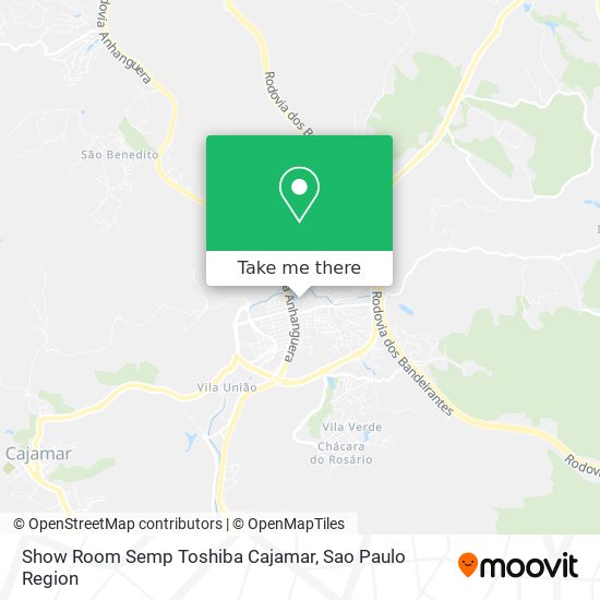 Show Room Semp Toshiba Cajamar map