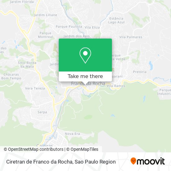 Mapa Ciretran de Franco da Rocha
