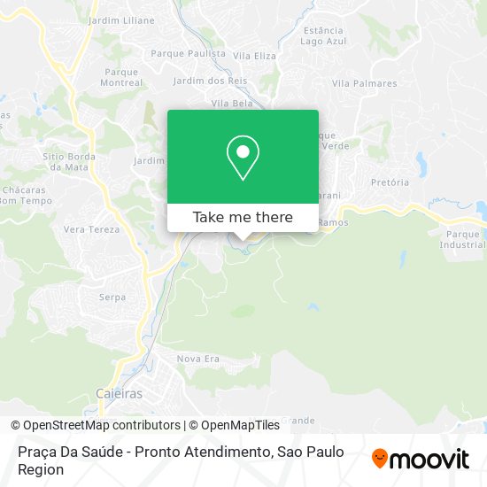 Mapa Praça Da Saúde - Pronto Atendimento