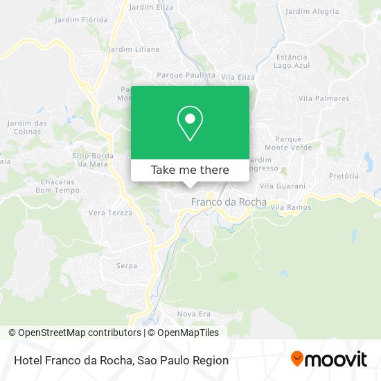Hotel Franco da Rocha map