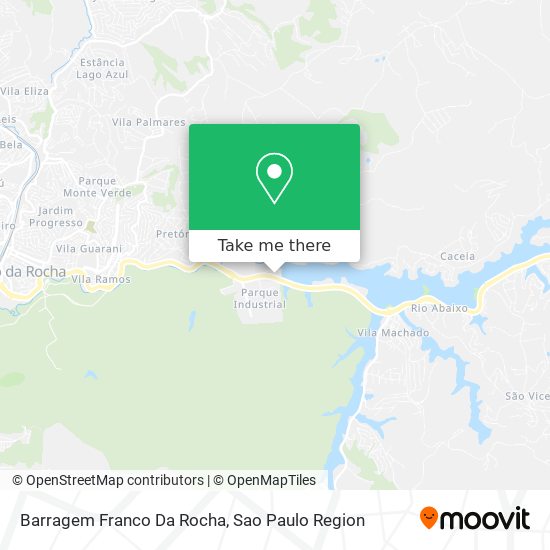 Barragem Franco Da Rocha map