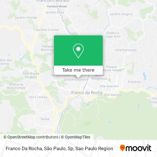 Franco Da Rocha, São Paulo, Sp map