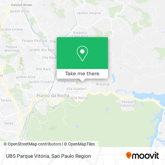 Mapa UBS Parque Vitória