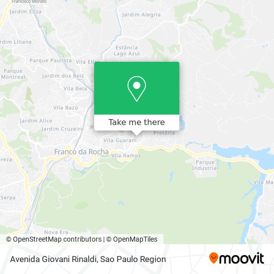 Avenida Giovani Rinaldi map