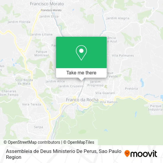 Assembleia de Deus Ministerio De Perus map
