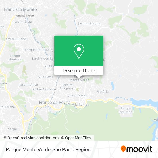 Parque Monte Verde map