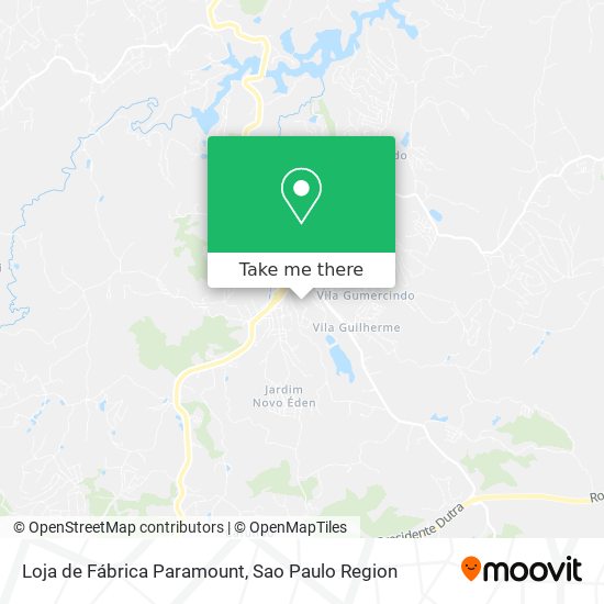 Loja de Fábrica Paramount map