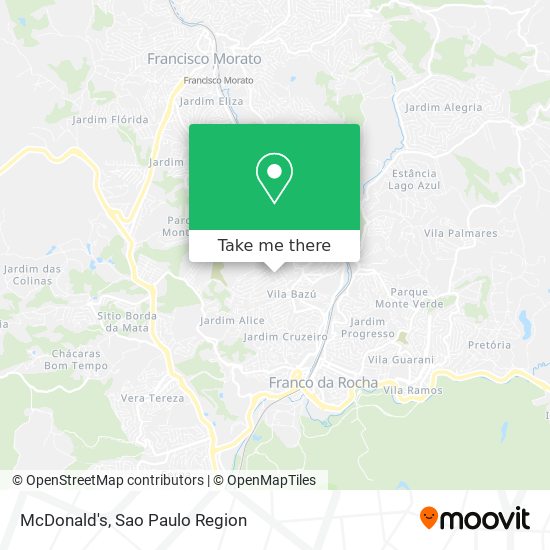 McDonald's map