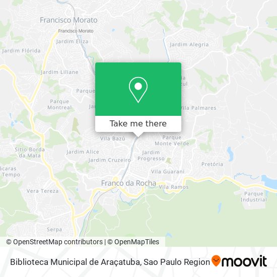 Biblioteca Municipal de Araçatuba map