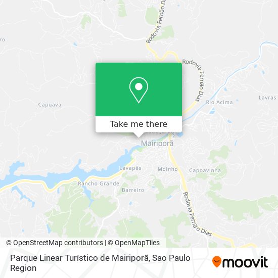 Parque Linear Turístico de Mairiporã map