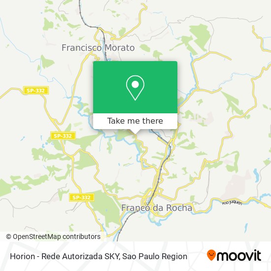 Horion - Rede Autorizada SKY map