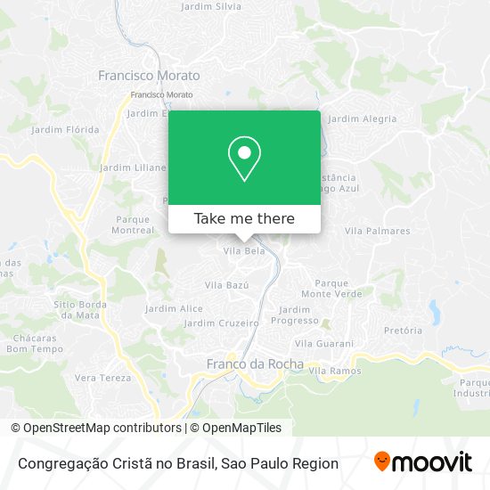 Congregação Cristã no Brasil map