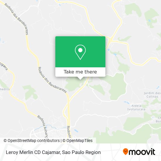 Leroy Merlin CD Cajamar map