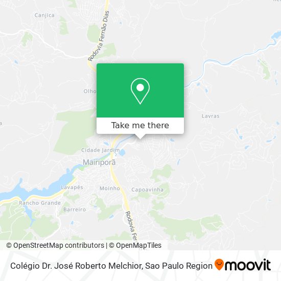 Colégio Dr. José Roberto Melchior map