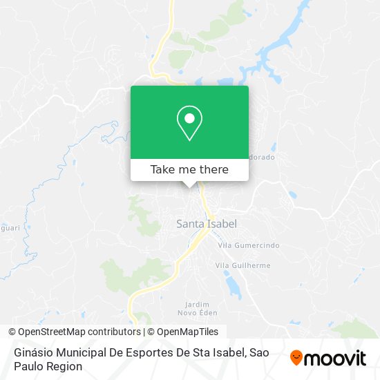 Ginásio Municipal De Esportes De Sta Isabel map