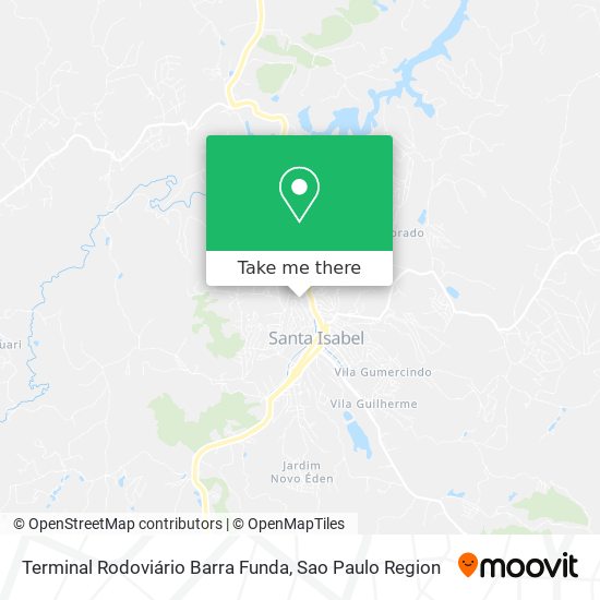 Terminal Rodoviário Barra Funda map