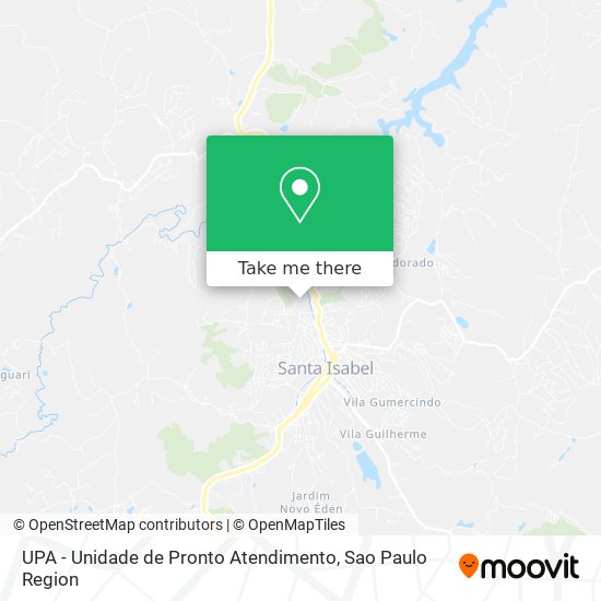 UPA - Unidade de Pronto Atendimento map