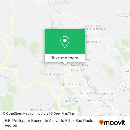E.E. Professor Bueno de Azevedo Filho map