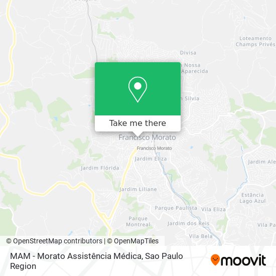 MAM - Morato Assistência Médica map