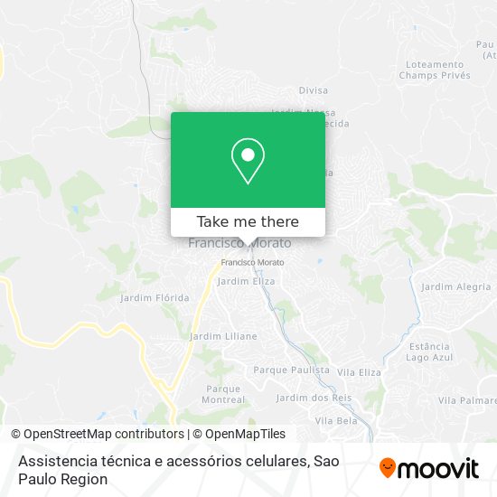 Assistencia técnica e acessórios celulares map