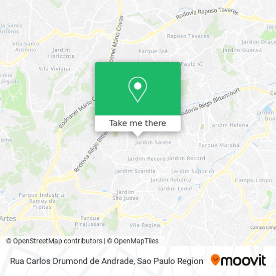 Rua Carlos Drumond de Andrade map