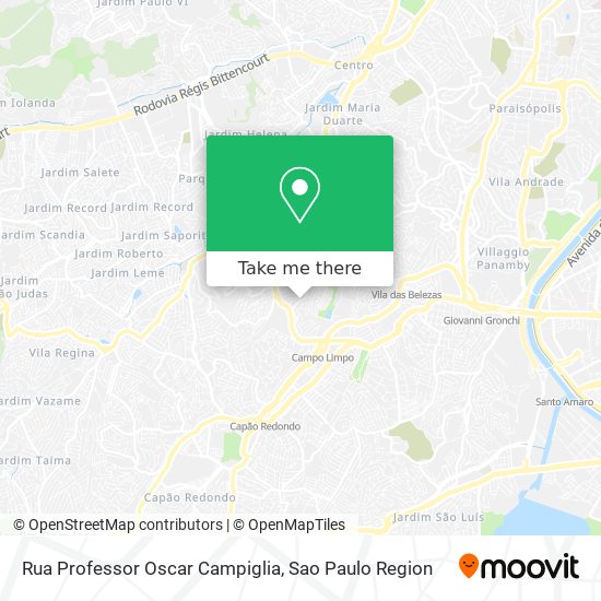 Rua Professor Oscar Campiglia map