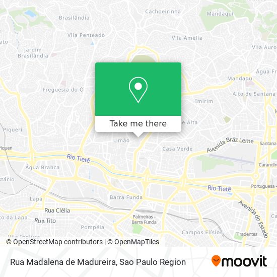 Rua Madalena de Madureira map