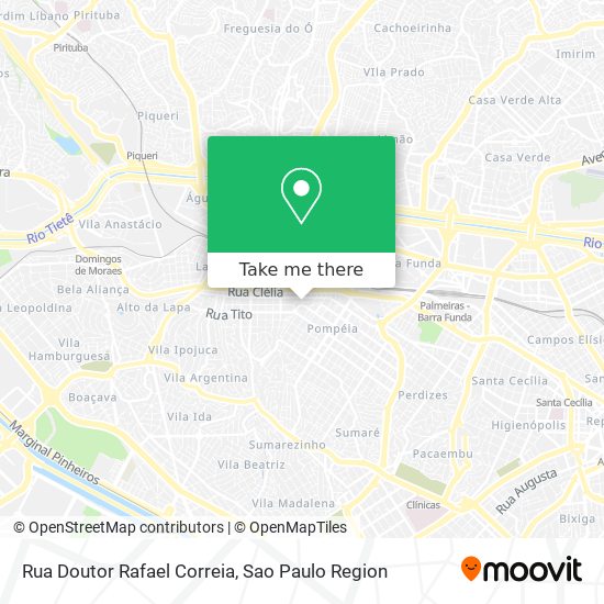 Mapa Rua Doutor Rafael Correia