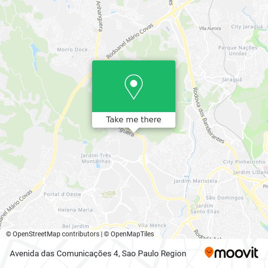 Avenida das Comunicações 4 map