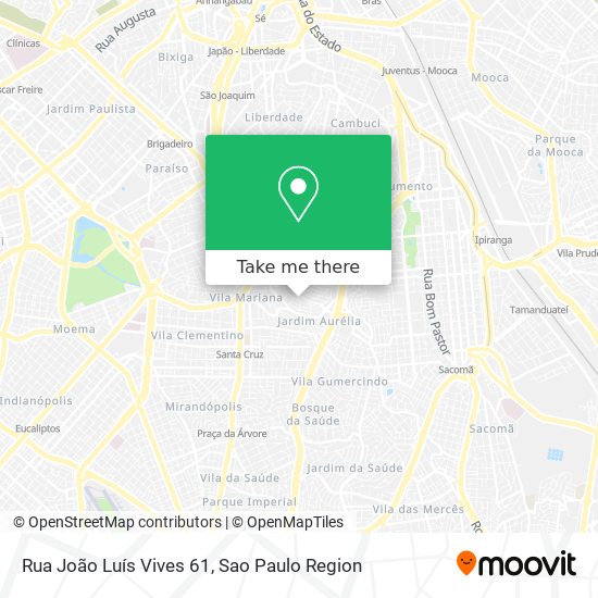 Mapa Rua João Luís Vives 61