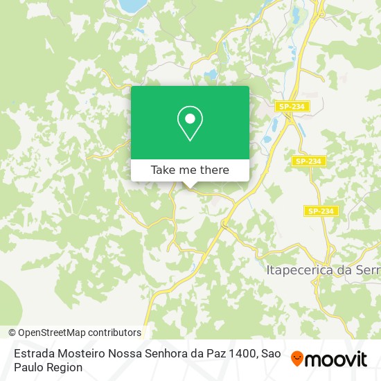 Estrada Mosteiro Nossa Senhora da Paz 1400 map