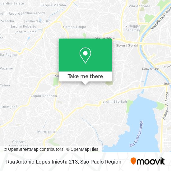 Rua Antônio Lopes Iniesta 213 map