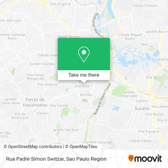 Rua Padre Simon Switzar map