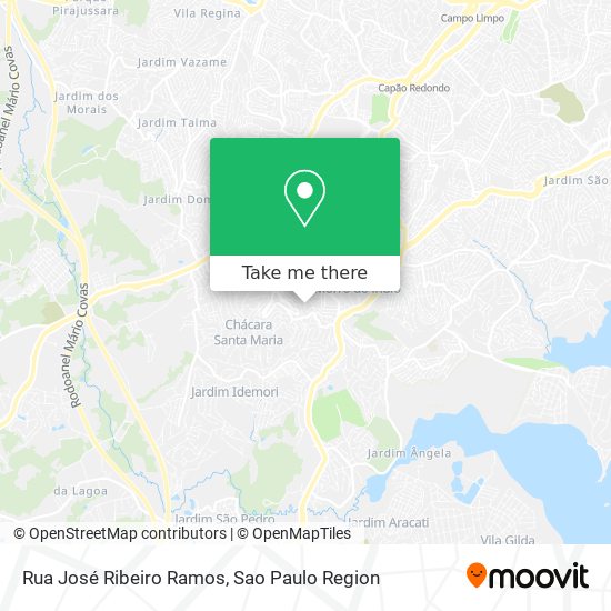 Mapa Rua José Ribeiro Ramos