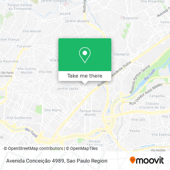 Avenida Conceição 4989 map