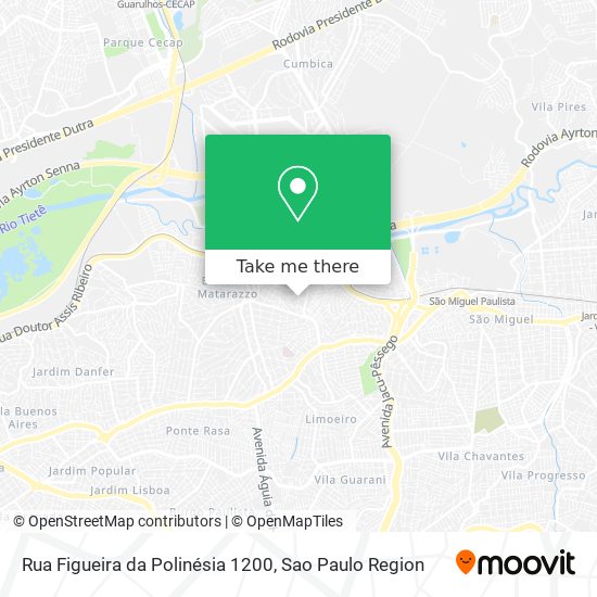 Rua Figueira da Polinésia 1200 map