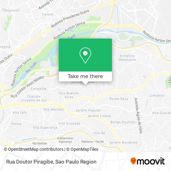 Rua Doutor Piragibe map