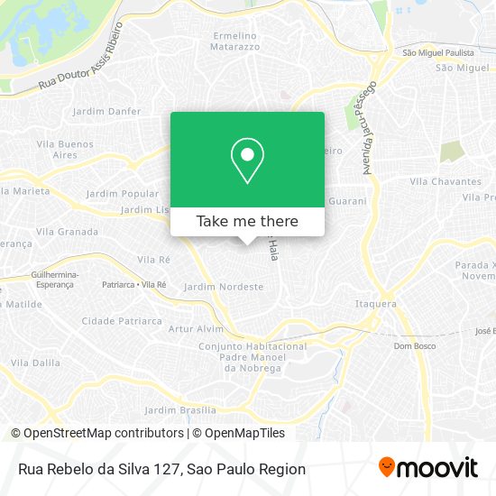 Mapa Rua Rebelo da Silva 127