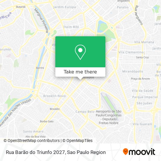 Rua Barão do Triunfo 2027 map