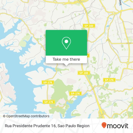 Rua Presidente Prudente 16 map