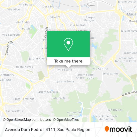 Mapa Avenida Dom Pedro I 4111