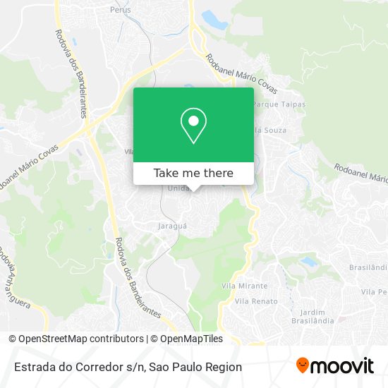 Estrada do Corredor s/n map