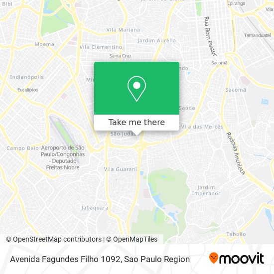 Avenida Fagundes Filho 1092 map